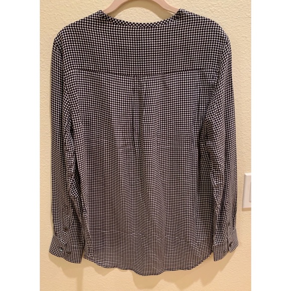 Equipment Silk Spotted Blouse, Size Medium - Picture 2 of 6